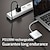 cheap USB Hubs-3 In 1 USB C Hub, 100W Power Delivery, USB 3.0 And 4K 30hz HDMI, For 2022-2016 MacBook Pro, New Mac Air/Surface/Chrome/Steam Deck, Silver Docking Station