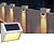 お買い得  屋外用ウォールライト-屋外フェンスライト ソーラーステップフェンスライト 階段1/2個 防水ガーデンパティオ 屋外ウォールライト ソーラー防水照明 装飾ランプ