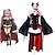 cheap Anime Costumes-Inspired by Seraph of the End Krul Tepes Anime Cosplay Costumes Japanese Cosplay Suits Dresses Cosplay Tops / Bottoms Solid Color Stitching Lace Dress Sleeves Corsets For Women&#039;s