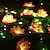 Χαμηλού Κόστους LED Φωτολωρίδες-ηλιακά φωτιστικά κορδονιού λωτού 2m 20leds αδιάβροχη γιρλάντα εξωτερικού χώρου φωτιστικό κήπο λιμνούλα αυλή γιορτινή διακόσμηση φωτιστικό τοπίου (5 λουλούδια και 5 φύλλα)