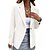 cheap Women&#039;s Tops-Women&#039;s Blazer Formal Button Windproof Plain Regular Fit Streetwear Outerwear Spring Long Sleeve Black S
