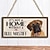 ieftine semne de perete din lemn-1 bucată agățat de perete pentru câine de companie, placă din lemn cu model de câine pentru accesorii de decor pentru magazinul de animale de companie, cafenea, articole de uz casnic 4&#039;&#039;x8&#039;&#039;