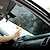 preiswerte Sonnenblenden &amp; Visiere fürs Auto-Starfire Auto-Sonnenschutzvorhang hinteres Seitenfenster vorne/hinten Windschutzscheibe Sonnenschutz blinkt schwarze Abdeckung Saugnapf universelles Autozubehör