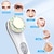 economico Apparecchiature per trattamenti viso-macchina facciale galvanica portatile 7 in 1 massaggiatore facciale ad alta frequenza microcorrente rassodante per la pelle migliora gli strumenti a rullo