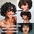 abordables Perruques de qualité supérieure-perruques frisées courtes pour les femmes noires14 perruques synthétiques noires naturelles douces pour les femmes noires