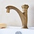 cheap Classical-Vintage Bathroom Sink Faucet Cold Water Only, Monobloc Washroom Basin Taps Single Handle One Hole Deck Mounted Retro Antique Style