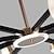 Недорогие В виде круга-светодиодный подвесной светильник с диммируемым дизайном спутника регулируемые геометрические формы потолочные светильники скрытого монтажа 6-световые 30-дюймовые подвесные люстры для гостиной