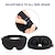 billiga Personligt skydd-1 st sömnögonmask för män och kvinnor 3d konturformad kopp sovmask och ögonbindel konkav gjuten nattsömnmask blockera ut ljus mjuk komfort ögonskuggsskydd för resa yoga tupplur svart