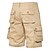 Short Cargo Homme OlyljpinZ - Bermuda 3/4 En Coton Avec Ceinture Et Multi-Poches | Décontracté, Sport, Travail Ou Randonnée