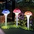 cheap Pathway Lights &amp; Lanterns-3/6pcs Solar Lawn Light Outdoor Waterproof Mushroom Lights RGB Changing Color Garden Lawn Walkway Decoration Solar Landscape Lights