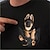 halpa uutuus hauskat hupparit ja t-paidat-Eläin Koira T-paita Painettu Katutyyli Käyttötarkoitus Pariskuntien Miesten Naisten Aikuisten Kuuma leimaus Rento / arki
