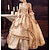 voordelige Historische &amp; vintage kostuums-cinderella vintage prinses koloniale periode jurk alle kostuum victoriaanse rococo vintage cosplay performance party halloween 3/4-lengte mouw halloween