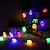 cheap LED String Lights-5M 20LED Acrylic Bulb Waterproof Lamp String  8-Mode Control Courtyard Decoration Lamp Festive Party Atmosphere Lamp  Optional  EU US