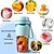 billige Kjøkkenapparater-bærbar elektrisk juicer smoothie blender 4 kniv mini blendere usb trådløs oppladbar mikser juicer kopp for sportsreiser