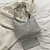 billige Aftenvesker-Dame Evening Bag Clutch vesker polyester Syntetisk Fest Utdrikningslag Bryllupsfest Helfarge Sølv