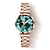 halpa Kvartsikellot-uusi olevs merkki naisten kellot valaiseva koriste kalenteri kvartsi kellot amerikkalaistyylinen timanttisarja vedenpitävä pieni vihreä kellot naisten kellot vuorovesi