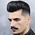 abordables Cheveux humains et postiches-hommes toupet durable fine mono capillaire de prothèse de cheveux humains densité de 130% systèmes de prothèse capillaire pour hommes perruques masculines pour homme 5x7 5x8 6x8 6x9 7x9 7x10 8x10