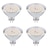 abordables Ampoules LED double broche-4 pièces gu5.3 mr16 led ampoule de projecteur blanc chaud 3000k/6000k 4w équivalent à 40w lampe halogène ac/dc 12v non dimmable
