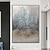 abordables Peintures Abstraites-grande peinture à l&#039;huile 100% fait main peint à la main art mural sur toile gris moderne abstrait classique décoration de la maison décor toile roulée pas de cadre non tendu