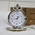 Χαμηλού Κόστους Ρολόγια Τσέπης-ανδρικό ρετρό vintage ρολόι τσέπης με αλυσίδα ψηφιακό καντράν μόδας casual ασημένιο κολιέ τσέπης για δώρο για τη γιορτή του πατέρα