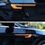 tanie Dekoracja i ochrona karoserii samochodu-Starfire 2 sztuk/zestaw samochód odblaskowe auto ciężarówka taśma ostrzegawcza bezpieczeństwa drzwi samochodu protector zderzak paski antykolizyjne bezpieczne naklejki odblaskowe