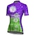 cheap Women&#039;s Jerseys-21Grams Women&#039;s Cycling Jersey Short Sleeve Bike Top with 3 Rear Pockets Mountain Bike MTB Road Bike Cycling Breathable Moisture Wicking Quick Dry Reflective Strips Violet Red Blue Graphic Sports