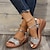 abordables Sandales femme-Sandales compensées pour femmes sandales à plateforme chaussures bling bling été bout ouvert faux cuir bride à la cheville argent or