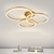 cheap Dimmable Ceiling Lights-LED Ceiling Light 30+40+50cm 3-Light Ring Circle Design Dimmable Aluminum Painted Finishes Luxurious Modern Style Dining Room Bedroom Pendant Lamps 110-240V ONLY DIMMABLE WITH REMOTE CONTROL