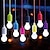 זול אורות נתיבים ופנסים-1/4/8 יחידות led נייד צבעוני כבל משיכה אור אוהל קמפינג נורת משיכה כבל קמפינג נורה תאורת רטרו אור משיכה כבל לילה