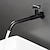 abordables Soporte para pared-Grifo de lavabo de baño montado en la pared solo agua fría, grifos de lavabo manijas individuales de latón vintage un grifo de baño de lavado de 3 orificios