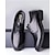 baratos Sapatos Oxford para Homem-Homens Oxfords Sapatos Derby Negócio Diário Couro Ecológico Prova-de-Água Com Cadarço Preto Primavera Outono