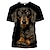 preiswerte Neuheiten, lustige Hoodies und T-Shirts-Tier Hund Dackel T-Shirt Grafik T-Shirt für Herren Damen Unisex Erwachsene 3D-Druck lässig täglich süß lustig Geschenk