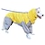 billige Hundetøj-hunde regnfrakke med hætte vandtæt 4 ben kæledyr regnfrakke til små mellemstore hunde