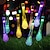 Χαμηλού Κόστους LED Φωτολωρίδες-led ηλιακό φωτιστικό κορδόνι 5m 20leds water drop bubble ball ηλιακά φώτα εξωτερικού χώρου αδιάβροχο τοπίο διακόσμηση φεστιβάλ κήπου φανάρι δέντρο φως βεράντας