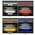 cheap Car Body Decoration &amp; Protection-5pcs/set Car Reflective Stickers Waterproof Car Warning Sticker Reflective Tape Car Decals Stickers Car Trunk Body Auto Accessories