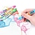 billiga måleri, teckning och konsttillbehör-barnmålarkritor 20 färger elever färgkrita graffiti penna oljestick set målarverktyg oljemålarstift med utbytbar kärna