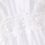 levne Šaty-dětské dívčí krajkové puffle šaty jednobarevné ležérní princeznovské šaty mořské panny venkovní krajka s výstřihem denní šaty bez rukávů 3-7 let léto bílé