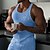 cheap Men&#039;s Tank Tops-Men&#039;s Ribbed Running Tank Top Gym Tank Top Vest / Gilet Sleeveless Athletic Athleisure Breathable Moisture Wicking Soft Fitness Gym Workout Running Sportswear Activewear Dark Grey Black White