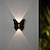 olcso kültéri fali lámpák-fali lámpa kültéri fali lámpa pillangós kivitel 3000k 10w ip65 vízálló fel és le fény modern minimalista folyosó lépcső udvari kapu szuper fényes led kültéri fali lámpa meleg fehér
