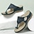 cheap Women&#039;s Sandals-Women&#039;s Sandals Orthopedic Sandals Bunion Sandals Outdoor Slippers Comfort Shoes Outdoor Daily Floral Summer Embroidery Flat Heel Wedge Heel Open Toe Elegant Vintage Casual Faux Leather Loafer Dark