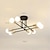 levne Lustry-led stropní svítidlo 8 hlav 70cm designový lustr sputnik kovový umělecký styl sputnik průmyslové lakované povrchy umělecký severský styl 110-240v