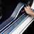 billige Dekorationsstrips-3 stk bil tærskel anti-trin/ridse dør dekoration bump klistermærke blå 1 meter