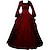 billige Historiske og vintagekostumer-askepot vintage prinsesse kjole fra kolonitiden rokoko victoriansk vintage cosplay performance fest halloween 3/4-langt ærme maxi halloween