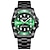 お買い得  クォーツ腕時計-binbond 男性クォーツ時計ミニマリストファッションカジュアルビジネス発光カレンダー防水装飾合金時計