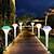 halpa Pathway Lights &amp; Lanterns-3/6 kpl aurinkoenergian nurmikon valo ulkona vedenpitävät sienivalot rgb väriä muuttava puutarhan nurmikon kävelytien koristelu aurinkomaisemavalot