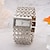 voordelige Quartz-horloges-vrouwen quartz horloge creatief bling polshorloge armband waterdicht roestvrij stalen band horloge