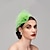 voordelige Hoeden &amp; Hoofdstukken-Dames Fascinators Voor Feest Bruiloft Speciale gelegenheden  Veer Stof Rood Roze Groen