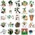 baratos Adesivos-50 gatos fofos populares engraçados pacote de emoji gato &amp; adesivo de graffiti de planta adesivos à prova d&#039;água para laptops garrafas de água capacetes bagagem