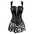baratos espartilho-Rococó Punk e gótico Medieval Espartilho de Tronco Inteiro Lingerie corpete 8 ossos de plástico Fantasia Mulheres Carnaval de Veneza Adulto Corpete