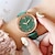 tanie Zegarki kwarcowe-Luksusowy damski zegarek kwarcowy modny zegarek kwarcowy damski wysokiej klasy zwięzły różnorodny modny kolorowy bransoletka dla kobiet dopasowujący zegarek na co dzień